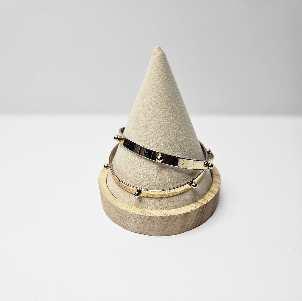 Topshop Gold Bangles Set Of Two